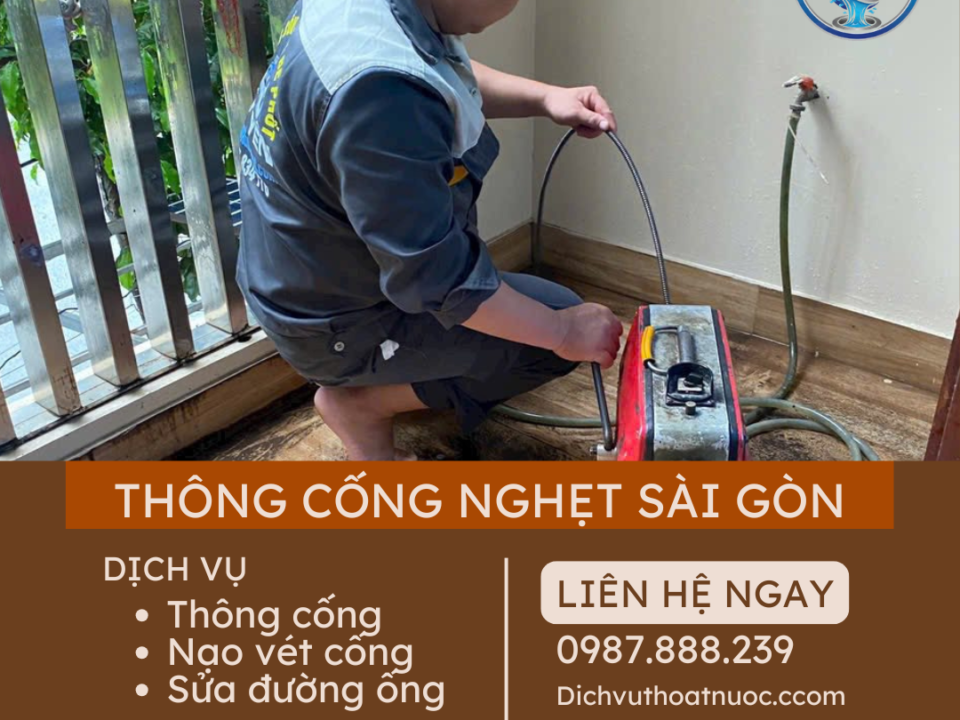 Thông cống nghẹt sài gòn